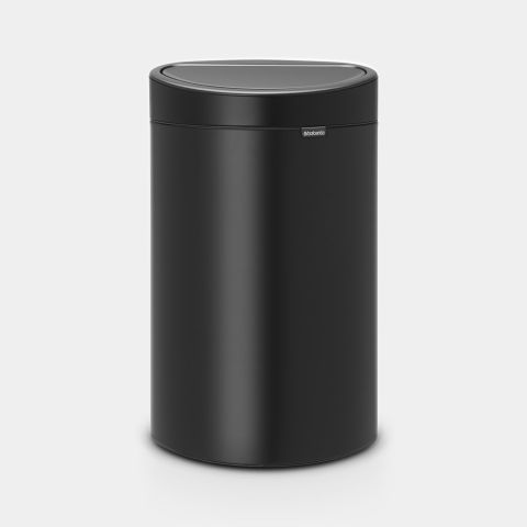 brabantia Touch Bin New 40 liter - Matt Black