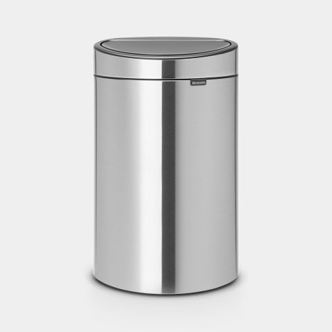 brabantia Touch Bin New 40 liter - Matt Steel
