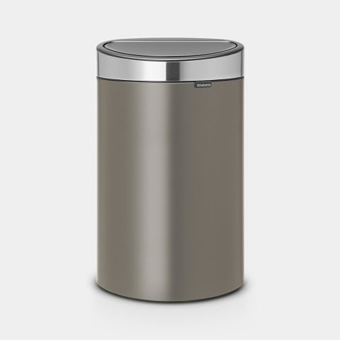 brabantia Touch Bin New 40 liter - Platinum