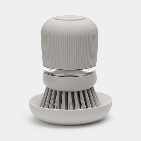 brabantia Zeepdispenser Afwasborstel Mid Grey