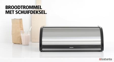 Brabantia Broodtrommel Met Schuifdeksel Confident Grey