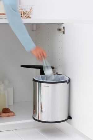 Brabantia Inbouwemmer Built-in Bin 15 Liter - Brilliant Steel