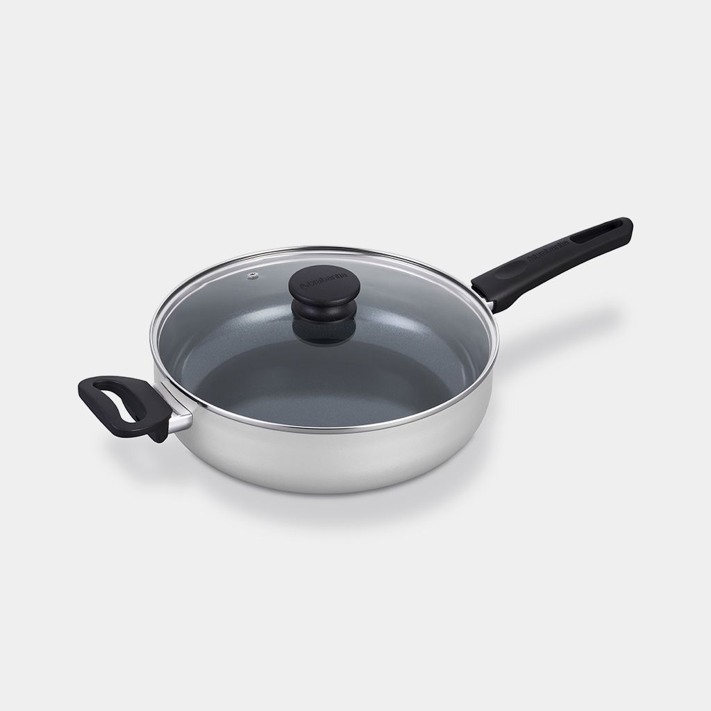 brabantia Indu+ Hapjespan 28 cm anti-aanbaklaag - Light Grey