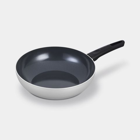 brabantia Indu+ Wokpan 28 cm anti-aanbaklaag - Light Grey