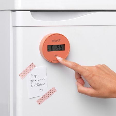 Brabantia Kookwekker Magnetisch TASTY+ - Terracotta Pink