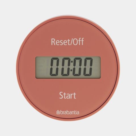 brabantia Kookwekker Magnetisch TASTY+ - Terracotta Pink