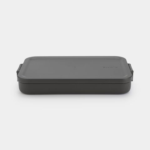brabantia Make & Take Lunchbox Plat kunststof - Dark Grey