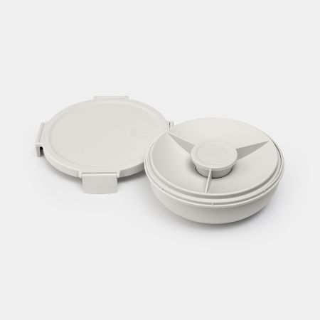 Brabantia Make & Take Salade Lunchkom 1 3 Liter Kunststof - Light Grey