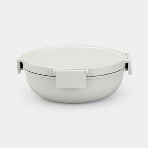 brabantia Make & Take Salade Lunchkom 1 3 liter kunststof - Light Grey
