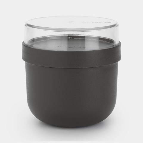 brabantia Make & Take Yoghurtbeker 0 5L kunststof - Dark Grey