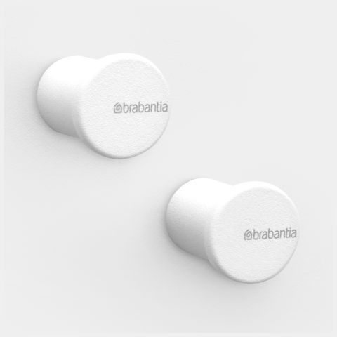 brabantia MindSet handdoekhaken Set van 2 - Mineral Fresh White