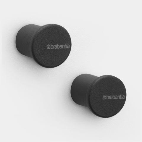 brabantia MindSet handdoekhaken Set van 2 - Mineral Infinite Grey