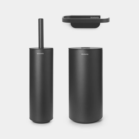 brabantia MindSet toiletaccessoires set van 3 Mineral Infinite Grey