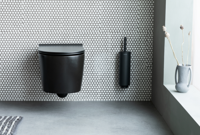 Brabantia MindSet Toiletborstel Met Houder Mineral Infinite Grey