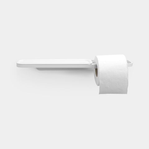 brabantia MindSet toiletrolhouder met plankje Mineral Fresh White