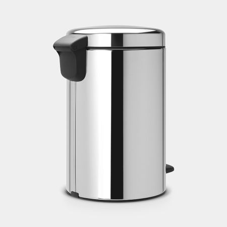Brabantia NewIcon Pedaalemmer 12 Liter Kunststof Binnenemmer - Brilliant Steel