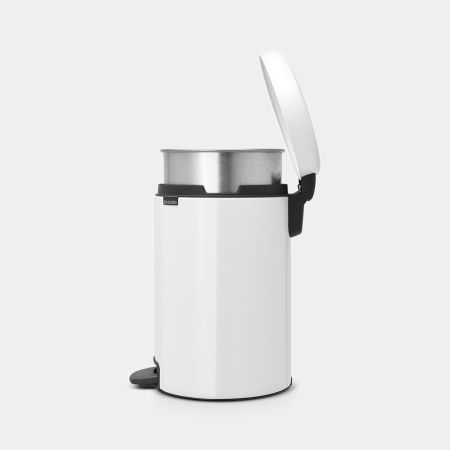 Brabantia NewIcon Pedaalemmer 12 Liter Metalen Binnenemmer - White