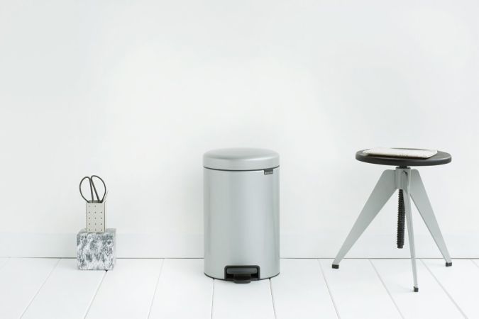 Brabantia NewIcon Pedaalemmer 12 Liter - Metallic Grey