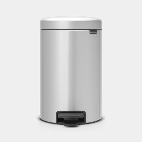 brabantia NewIcon Pedaalemmer 12 liter - Metallic Grey