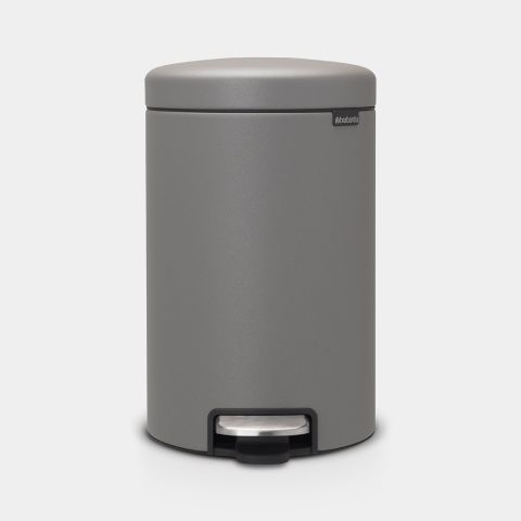 brabantia NewIcon Pedaalemmer 12 liter - Mineral Concrete Grey