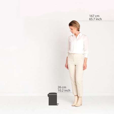 Brabantia NewIcon Pedaalemmer 3 Liter - Confident Grey