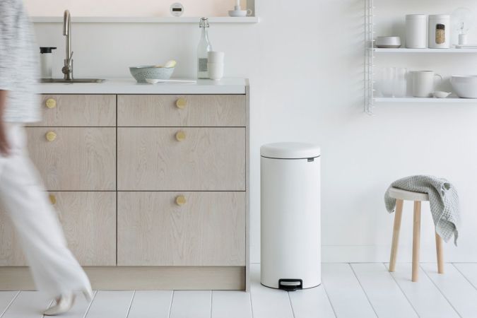 Brabantia NewIcon Pedaalemmer 30 Liter Metalen Binnenemmer - White