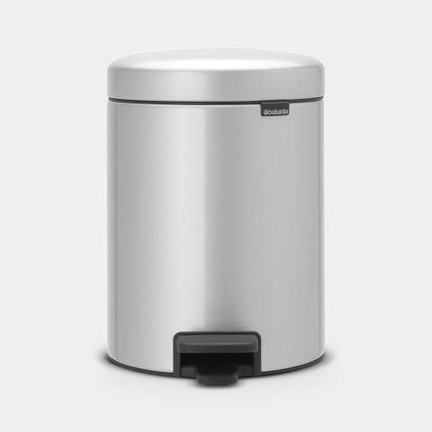 brabantia NewIcon Pedaalemmer 5 liter - Metallic Grey
