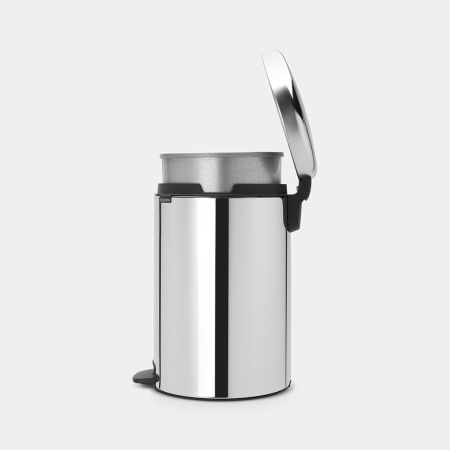 Brabantia Pedaalemmer NewIcon 20 Liter Metalen Binnenemmer - Brilliant Steel