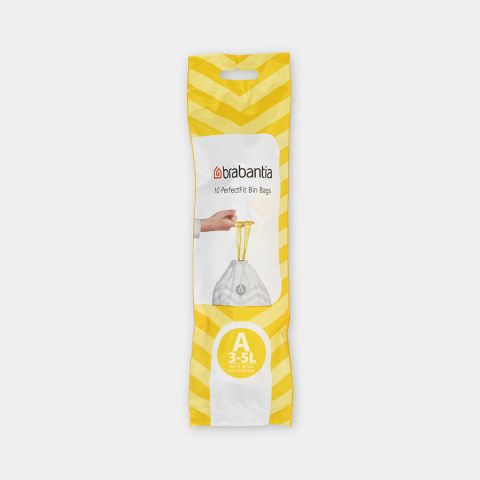brabantia PerfectFit Afvalzakken Code A (3-4 liter) rol van 10 stuks brabantia PerfectFit Afvalzakken Code A (3-4 liter) rol van 10 stuks
