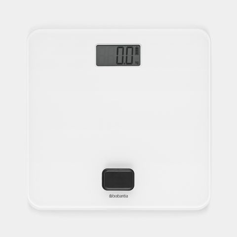 brabantia Personenweegschaal ReNew met dynamo - White