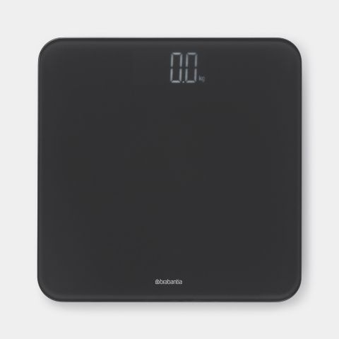 brabantia Personenweegschaal ReNew op batterijen - Dark Grey