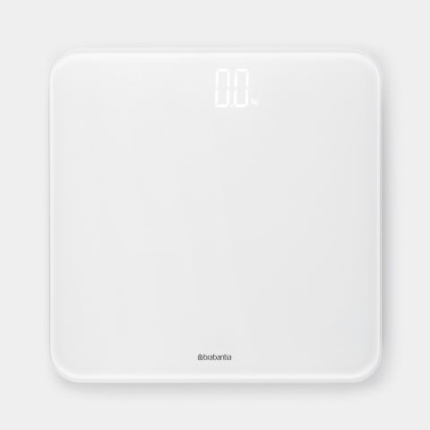 brabantia Personenweegschaal ReNew op batterijen - White