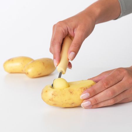 Brabantia Pommes Parisiennes Schep TASTY+ - Vanilla Yellow