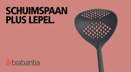 Brabantia Schuimspaan Plus Opscheplepel TASTY+ - Fir Green
