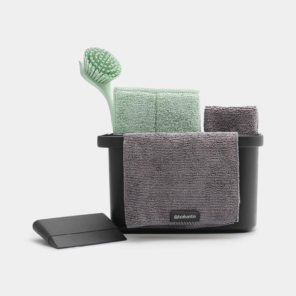 Brabantia SinkSide Aanrecht Organizer Set SinkSide Set Van 8 - Dark Grey