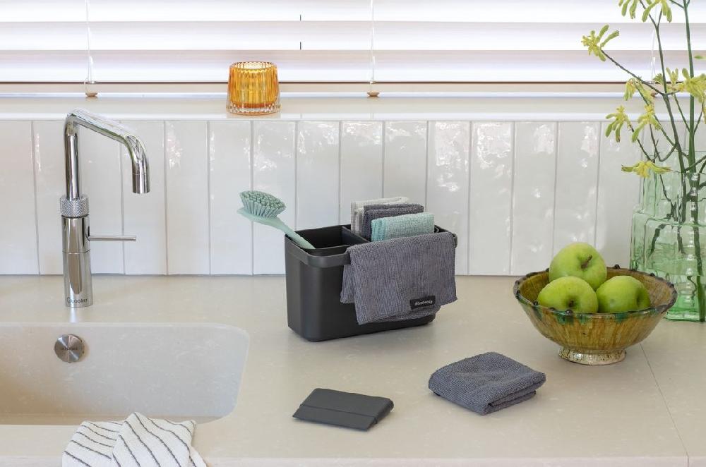 Brabantia SinkSide Aanrecht Organizer Set SinkSide Set Van 8 - Dark Grey