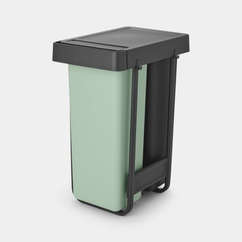 brabantia Sort & Go Inbouwemmer 2 x 30 liter - Dark Grey