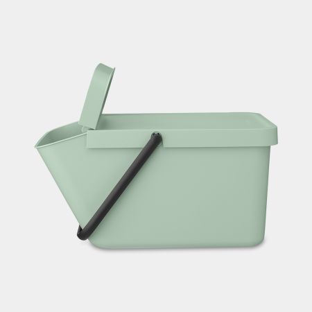 Brabantia Sort & Go Stapelbare Afvalemmer 20 Liter - Jade Green