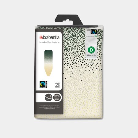 Brabantia Strijkplankhoes D 135 X 45 Cm Complete Set - New Dawn Fairtrade Katoen