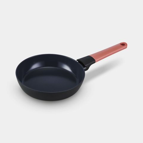 brabantia Tasty+ Koekenpan 20 cm anti-aanbaklaag - Terracotta Pink