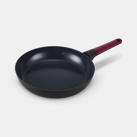 brabantia Tasty+ Koekenpan 28 cm anti-aanbaklaag - Aubergine Red