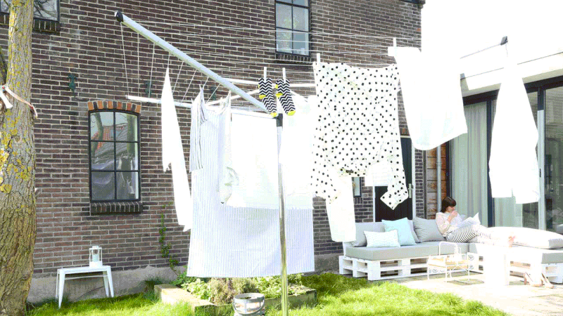 Brabantia Topspinner Droogmolen 50 Meter Met Grondanker Ø 45 Mm