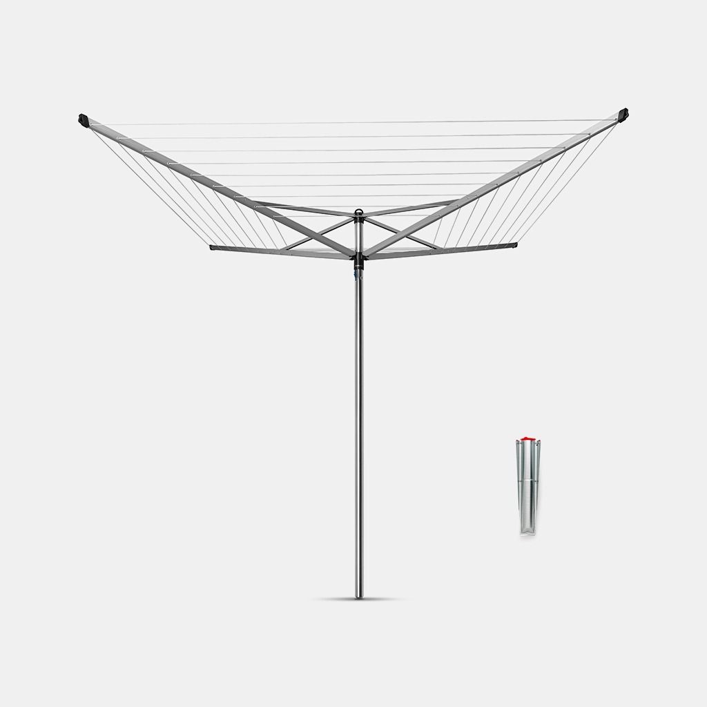 brabantia Topspinner Droogmolen 50 meter met grondanker Ø 45 mm