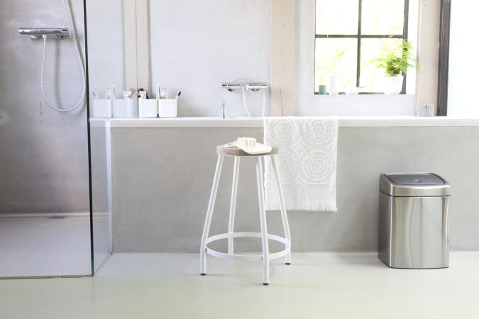 Brabantia Touch Bin 10 Liter - Matt Steel Fingerprint Proof