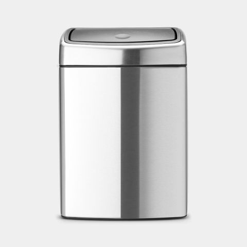 brabantia Touch Bin 10 liter - Matt Steel Fingerprint Proof