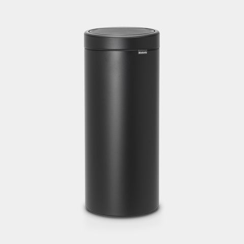 brabantia Touch Bin New 30 liter - Mineral Moonlight Black