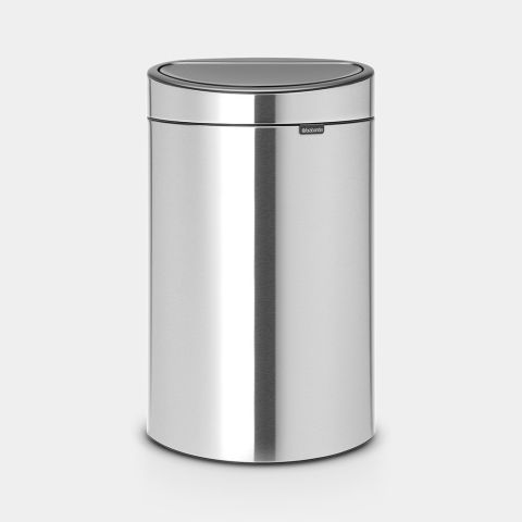 brabantia Touch Bin New 40 liter - Matt Steel Fingerprint Proof