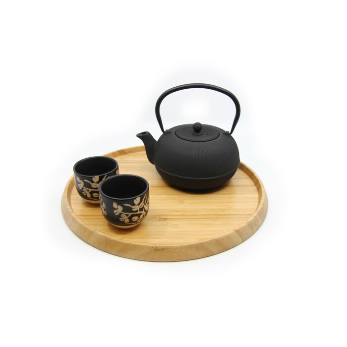 bredemeijer Serving tray round bamboo natural