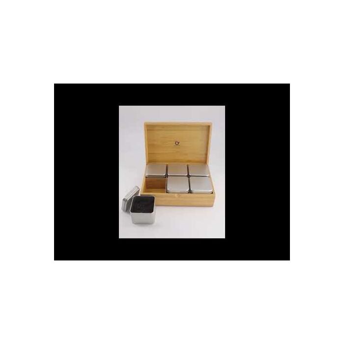 bredemeijer Tea box Bamboo with 6 canisters