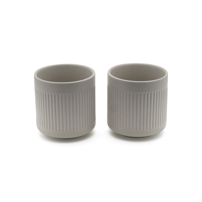 bredemeijer Tea mug Skagen light grey set of 2